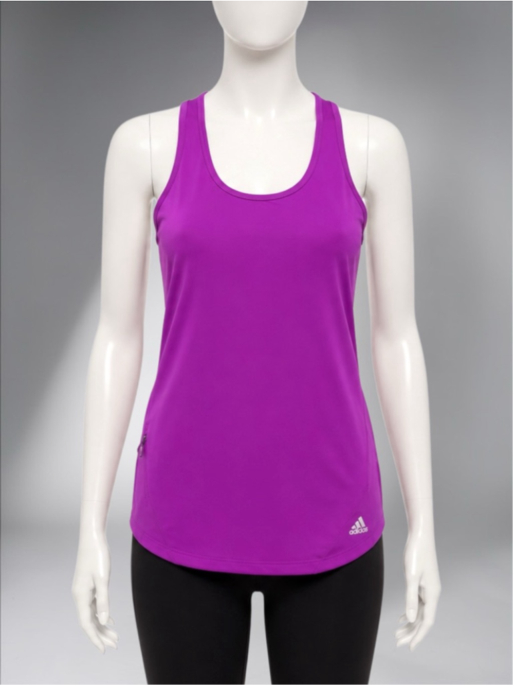 adidas Purple Racerback Tank Top